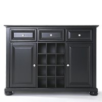 KF42001BBK Black Wine Buffet Server - LaFayette -4