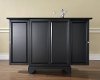 KF40001BBK Black Expandable Bar Cabinet - LaFayette