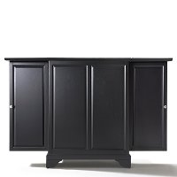 KF40001BBK Black Expandable Bar Cabinet - LaFayette -4