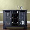 KF40002BBK Black Sliding Top Bar Cabinet - LaFayette -4