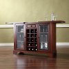 KF40002BMA Mahogany Sliding Top Bar Cabinet - LaFayette -2