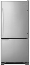ABB1921BRM Amana 18.7 cu. ft. Bottom Freezer Refrigerator - 30 Inch Stainless Steel