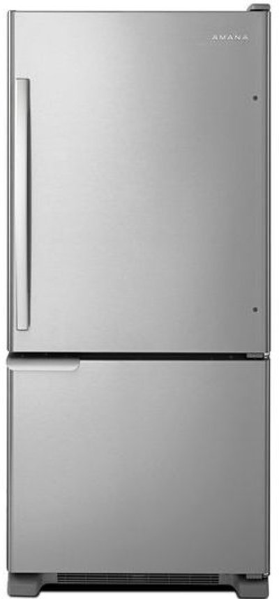 ABB1921BRM Amana Bottom Freezer Refrigerator - 30 Inch Stainless Steel,