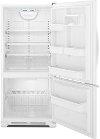 ABB1921BRW Amana 30 Inch Bottom Freezer Refrigerator - White, 19 cu. ft.-5