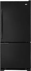 ABB1921BRB Amana 18.7 cu. ft. Bottom Freezer Refrigerator - 30 Inch Black