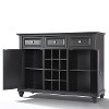KF42001DBK Black Wine Buffet Server - Cambridge -4