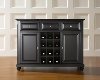 KF42001DBK Black Wine Buffet Server - Cambridge