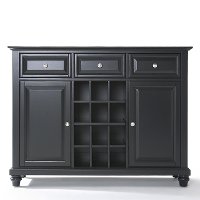 KF42001DBK Black Wine Buffet Server - Cambridge -3