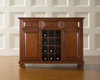 KF42001DCH Cherry Wine Buffet Server - Cambridge