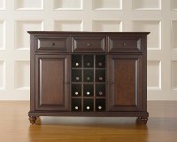 KF42001DMA Mahogany Wine Buffet Server - Cambridge