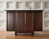 KF40001DMA Mahogany Expandable Bar Cabinet - Cambridge