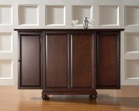 KF40001DMA Mahogany Expandable Bar Cabinet - Cambridge