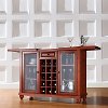 KF40002DCH Cherry Sliding Top Bar Cabinet - Cambridge -4