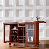 KF40002DCH Cherry Sliding Top Bar Cabinet - Cambridge -6