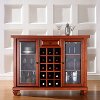 KF40002DCH Cherry Sliding Top Bar Cabinet - Cambridge -7