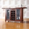KF40002DMA Mahogany Sliding Top Bar Cabinet - Cambridge -2