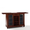 KF40002DMA Mahogany Sliding Top Bar Cabinet - Cambridge -6