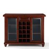 KF40002DMA Mahogany Sliding Top Bar Cabinet - Cambridge -7