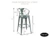 CF500730-GA Galvanized Metal Cafe Bar Stool - Ameilia -3