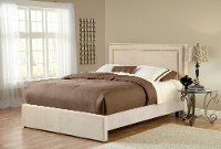 1566BQRA Buckwheat Tan Queen Size Bed - Amber