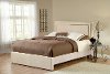1566BKRA Contemporary Buckwheat Tan King Size Bed - Amber