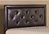 1292HTWRB Brown Twin Upholstered Headboard - Becker