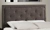 1296HQRB Dark Heather Queen Upholstered Headboard - Becker