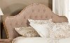 1206HQR Traditional Oatmeal Upholstered Queen Headboard - Jefferson