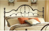 1480HFQR Bronze Full-Queen Metal Headboard - Venetian