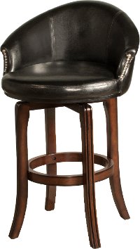 5075-830 Chestnut Swivel Bar Stool - Dartford -5