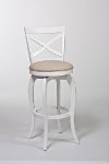 5304-826 White Swivel Counter Height Stool - Ellendale