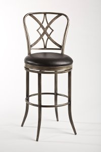5124-826 Classic Pewter Swivel Counter Height Stool - Jacqueline