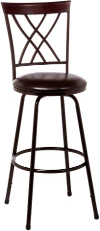 5350-831 Brown/ Cherry Swivel Bar Stool - Northland
