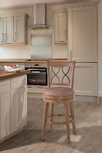 4724-826S Taupe Swivel Counter Height Stool - Reydon