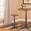 5441-829 Dark Silver Hammer Swivel Counter Stool - Rivage