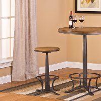 5441-829 Dark Silver Hammer Swivel Counter Stool - Rivage