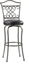 4127-831 Dark Pewter Swivel Bar Stool - Wayland