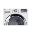 DLEX3370W LG 7.4 cu. ft. Electric Tru-Steam Dryer - White-3