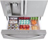 LMXC23746S LG Counter Depth 4 Door French Door Refrigerator - 22.7 cu. ft., 36 Inch Stainless Steel-4