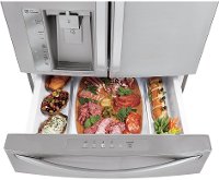 LMXC23746S LG Counter Depth 4 Door French Door Refrigerator - 22.7 cu. ft., 36 Inch Stainless Steel-5