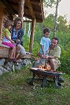 FP29LG Del Rio Gas Fire Pit with Cover - Fire Pit-3