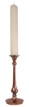 13 Inch Copper Candle Holder