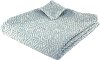 Aqua Diamond Throw Blanket
