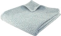 Aqua Diamond Throw Blanket
