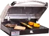 BB90LS Stainless Steel BBQ Grill Box for Three-Burner Stove