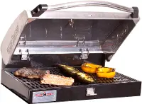 BB90LS Stainless Steel BBQ Grill Box for Three-Burner Stove