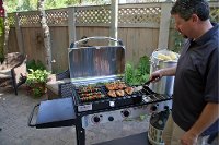 BB90LS Stainless Steel BBQ Grill Box for Three-Burner Stove-6