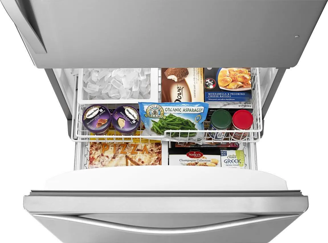 WRB322DMBM Whirlpool 22 cu ft Bottom Freezer Refrigerator - 33 W Stainless Steel-5