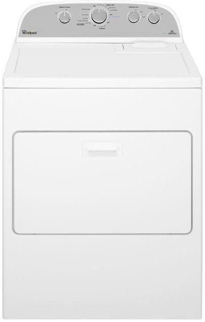 WED49STBW Whirlpool Electric Dryer - 7.0 cu. ft. White