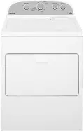 WED49STBW Whirlpool Electric Dryer with AccuDry - 7.0 cu. ft. White
